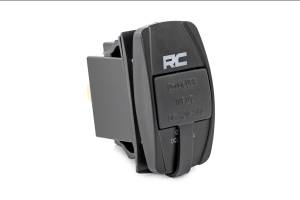 Rough Country - 709USB | Rough Country USB Switch Insert With Blue Back Light | 2X1 With Logo - Image 3