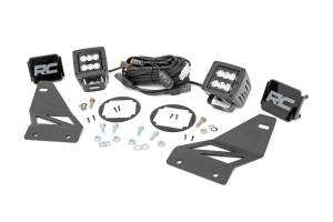 Rough Country - 71023 | Nissan LED Fog Light Kit | Black Series (05-20 Frontier) - Image 1