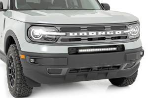 Rough Country - 71036 | Rough Country 20 Inch LED Bumper Mounting Kit For Bronco Sport | 2021-2023 | Black Series - Image 4