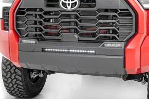 Rough Country - 71077 | Rough Country Bumper Mount 20 Inch Black Slim Line LED Light Bar For Toyota Tundra | 2022-2025 - Image 3
