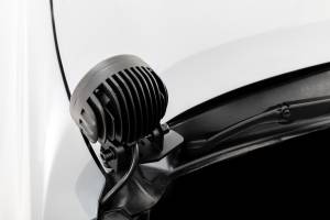 Rough Country - 71082 | Rough Country Low Profile LED Ditch Light Kit For Toyota Tacoma (2016-2023) | Black Series With White DRL - Image 4