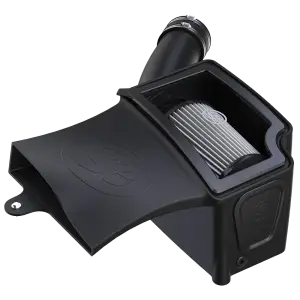 S&B Filters - 75-5131D |  S&B  Filters Cold Air Intake (1994-1997 F250, F350 7.3L Powerstroke) Dry  Extendable White - Image 5