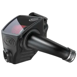S&B Filters - 75-5136 | S&B  Filters Cold Air Intake (2020-2024 Silverado, Sierra 2500 HD, 3500 HD 6.6L L5P  Duramax) Cotton Cleanable Red - Image 2