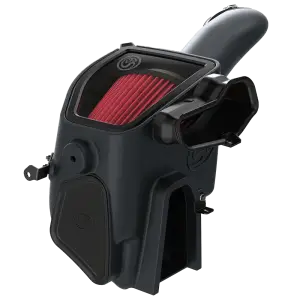 75-5140 | S&B Filters Cold Air Intake (2020-2023 F250,, F350 V8-6.7L Powerstroke) Cotton  Cleanable Red