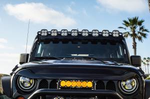 Baja Designs - 447099 | Baja Designs XL Sport Linkable Roof Mount LED Light Bar Kit For Jeep Wrangler JK | 2007-2018 | Multi-Pattern Light Pattern, Clear - Image 3