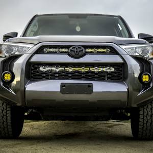 Baja Designs - 447509 | Baja Designs S8 Dual 10 Inch Upper Grille LED Light Bar Kit For Toyota 4 Runner | 2014-2018 | Spot Light Pattern, Clear - Image 2