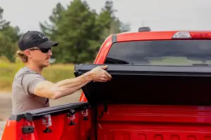 Rough Country - 49221550 | Rough Country Hard Tri-Fold Flip Up Bed Cover (2021-2024 F150 2WD/4WD | 2022-2024 F150 Lightning AWD/4WD | 5'7" Bed) - Image 12