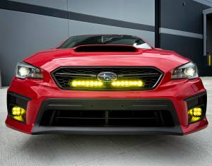 Baja Designs - 447663 | Baja Designs OnX6+ 20 Inch Grille LED Light Bar Kit For Subaru WRX / WRX STI | 2018-2021 | Amber - Image 2