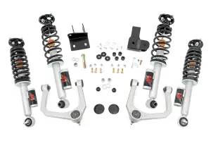Rough Country - 51547 | Rough Country 3.5 Inch Lift Kit For Ford Bronco 4WD | 2021-2024 | M1R Reservoir Struts - Image 1