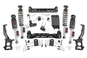 41540 | Rough Country 5 Inch Lift Kit For Ford Bronco 4WD | 2021-2023 | M1R Reservoir Struts