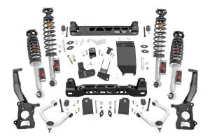 51543 | Rough Country 7 Inch Lift Kit For Ford Bronco 4WD | 2021-2023 | M1R Reservoir Struts