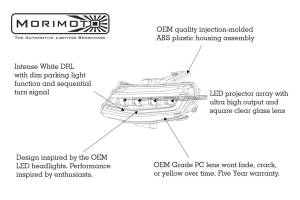 Morimoto - LF403 | Morimoto XB LED Headlights With Sequential Turn Signals For Chevrolet Camaro | 2016-2018 | Pair - Image 7
