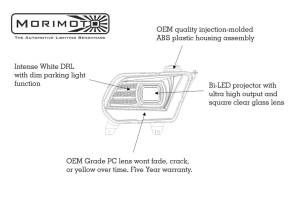 Morimoto - LF440 | Morimoto XB LED Headlights For Ford Mustang | 2010-2012 | Pair - Image 7