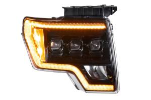 Morimoto - LF506-A-ASM | Morimoto XB LED Headlights With Amber Side Marker, Sequential Turn Signal, Amber DRL For Ford F-150 | 2009-2014 | Pair - Image 3