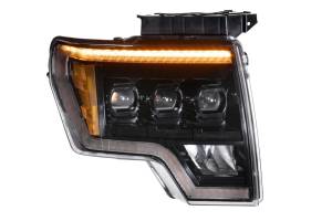Morimoto - LF506-A-ASM | Morimoto XB LED Headlights With Amber Side Marker, Sequential Turn Signal, Amber DRL For Ford F-150 | 2009-2014 | Pair - Image 4