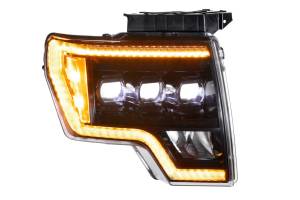 Morimoto - LF506-A-ASM | Morimoto XB LED Headlights With Amber Side Marker, Sequential Turn Signal, Amber DRL For Ford F-150 | 2009-2014 | Pair - Image 5