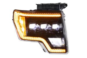 Morimoto - LF506-A-ASM | Morimoto XB LED Headlights With Amber Side Marker, Sequential Turn Signal, Amber DRL For Ford F-150 | 2009-2014 | Pair - Image 6