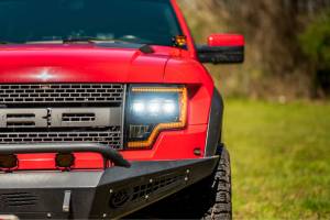 Morimoto - LF506-A-ASM | Morimoto XB LED Headlights With Amber Side Marker, Sequential Turn Signal, Amber DRL For Ford F-150 | 2009-2014 | Pair - Image 10