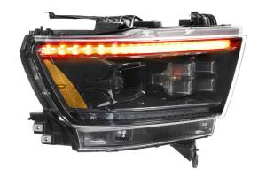 Morimoto - LF523-ASM | Morimoto XB LED Headlights With Amber Side Marker, Sequential Turn Signal, White DRL For Dodge Ram 1500 | 2019-2022 | Pair, Gen 2 - Image 5