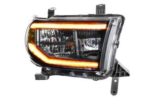 Morimoto - LF533-A-ASM | Morimoto XB LED Headlights With Amber Side Marker, Sequential Turn Signal, Amber DRL For Toyota Tundra/Sequoia | 2007-2018 | Pair - Image 5