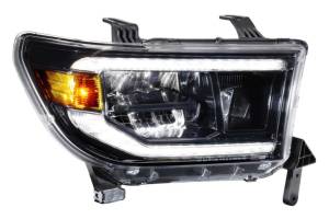 Morimoto - LF533-ASM | Morimoto XB LED Headlights With Amber Side Marker, Sequential Turn Signal, White DRL For Toyota Tundra/Sequoia | 2007-2018 | Pair - Image 3