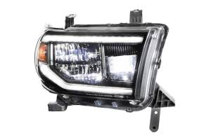 Morimoto - LF533-ASM | Morimoto XB LED Headlights With Amber Side Marker, Sequential Turn Signal, White DRL For Toyota Tundra/Sequoia | 2007-2018 | Pair - Image 4