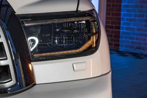 Morimoto - LF533-ASM | Morimoto XB LED Headlights With Amber Side Marker, Sequential Turn Signal, White DRL For Toyota Tundra/Sequoia | 2007-2018 | Pair - Image 7