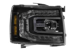 Morimoto - LF540.2-ASM | Morimoto XB LED Headlights With Amber Side Marker, Sequential Turn Signal, White DRL For Chevrolet Silverado | 2007-2013 | Pair - Image 3