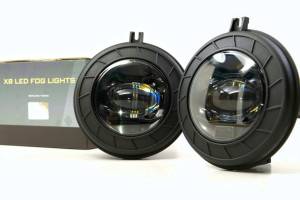 Morimoto - LF610-S | Morimoto XB LED Fog Lights For Dodge / Chrysler / Jeep | Pair, White Lights, 4 Inch Round - Image 5