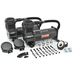 Air Lift Performance - 23444B | Air Lift Performance Viair 444C Dual Black Air Compressors | 200 PSI - Image 1