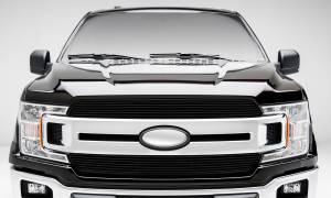 T-Rex Billet - 20571B | T-Rex Billet Series Grille | Horizontal | Aluminum | Black | 2 Pc | Insert - Image 6