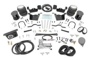 100345C | Rough Country Air Spring Kit | 3-5 Inch Lift with Onboard Air Compressor (2020-2025 Silverado, Sierra 2500 HD, 3500 HD 2WD/4WD)