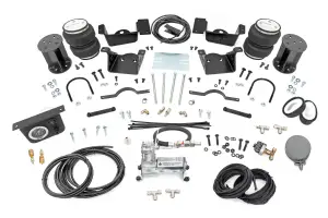 100347C | Rough Country Air Spring Kit | 7 Inch Lift with Onboard Air Compressor (2020-2025 Silverado, Sierra 2500 HD, 3500 HD 2WD/4WD)