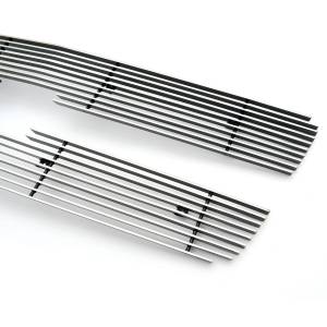 T-Rex Billet - 21100 | T-Rex Billet Series Grille | Horizontal | Aluminum | Polished | 2 Pc | Overlay/Insert - Image 2