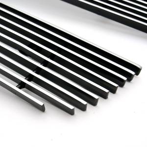 T-Rex Billet - 21100 | T-Rex Billet Series Grille | Horizontal | Aluminum | Polished | 2 Pc | Overlay/Insert - Image 4