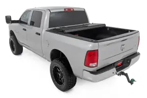 Rough Country - 49318650 | Rough Country Hard Tri-Fold Flip Up Tonneau Bed Cover For Ram 1500 (2010-2018 / 2500 (2010-2023) | 6'4" Bed - Image 5