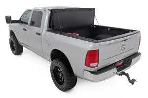 Rough Country - 49318650 | Rough Country Hard Tri-Fold Flip Up Tonneau Bed Cover For Ram 1500 (2010-2018 / 2500 (2010-2023) | 6'4" Bed - Image 6