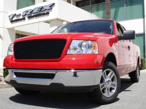 T-Rex Billet - 21556B | T-Rex Billet Series Grille | Horizontal | Aluminum | Black | 1 Pc | Insert | Full Opening | Replaces Factory Center Grille - Image 3