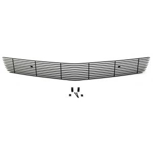 25028B | T-Rex Billet Series Bumper Grille | Horizontal | Aluminum | Black | 1 Pc | Overlay