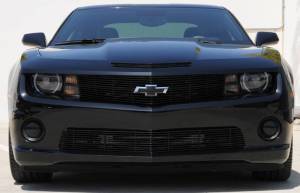 T-Rex Billet - 25028B | T-Rex Billet Series Bumper Grille | Horizontal | Aluminum | Black | 1 Pc | Overlay - Image 3
