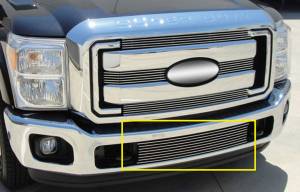 T-Rex Billet - 25546 | T-Rex Billet Series Bumper Grille | Horizontal | Aluminum | Polished | 1 Pc | Bolt-On - Image 4