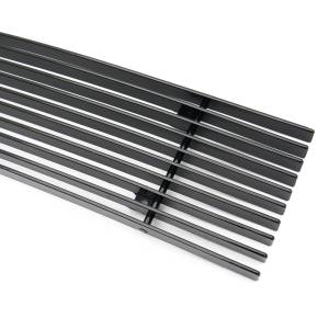 T-Rex Billet - 25573B | T-Rex Billet Series Bumper Grille | Horizontal | Aluminum | Black | 1 Pc | Insert - Image 3