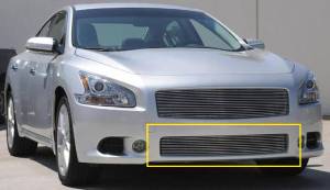 25758 | T-Rex Billet Series Bumper Grille | Horizontal | Aluminum | Polished | 1 Pc | OverlayÊ[Available While Supplies Last]