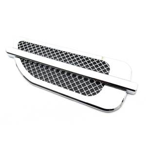 T-Rex Billet - 49001 | T-Rex T1 Series Side Vent | Small Mesh | Plastic | Chrome | 1 Pc | Tape | Escalade Style | [Available While Supplies Last] - Image 3