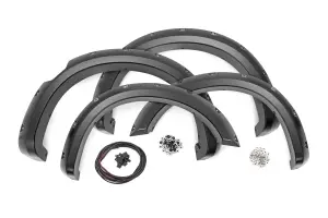 F-N101705A | Nissan Pocket Fender Flares | Rivets | Unpainted (17-21 Titan Crew Cab)