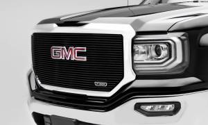 T-Rex Billet - 6202131 | T-Rex Laser Billet Series Grille | Horizontal | Aluminum | Black | 1 Pc | Insert | w/Logo Cutout - Image 1