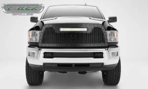 7314521-BR | T-Rex Stealth Laser Torch Series Grille | Laser Cut Pattern | Mild Steel | Black | Black Studs | 1 Pc | Replacement