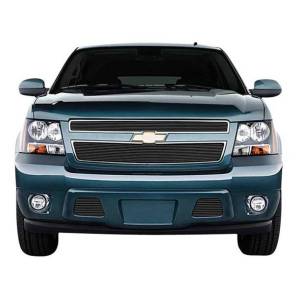 21051B | T-Rex Billet Series Grille | Horizontal | Aluminum | Black | 2 Pc | Overlay