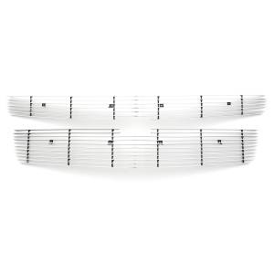 T-Rex Billet - 21055 | T-Rex Billet Series Grille | Horizontal | Aluminum | Polished | 2 Pc | Overlay - Image 1