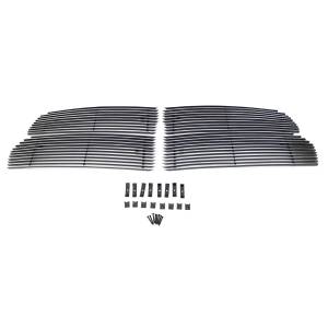 21458 | T-Rex Billet Series Grille | Horizontal | Aluminum | Polished | 4 Pc | Overlay
